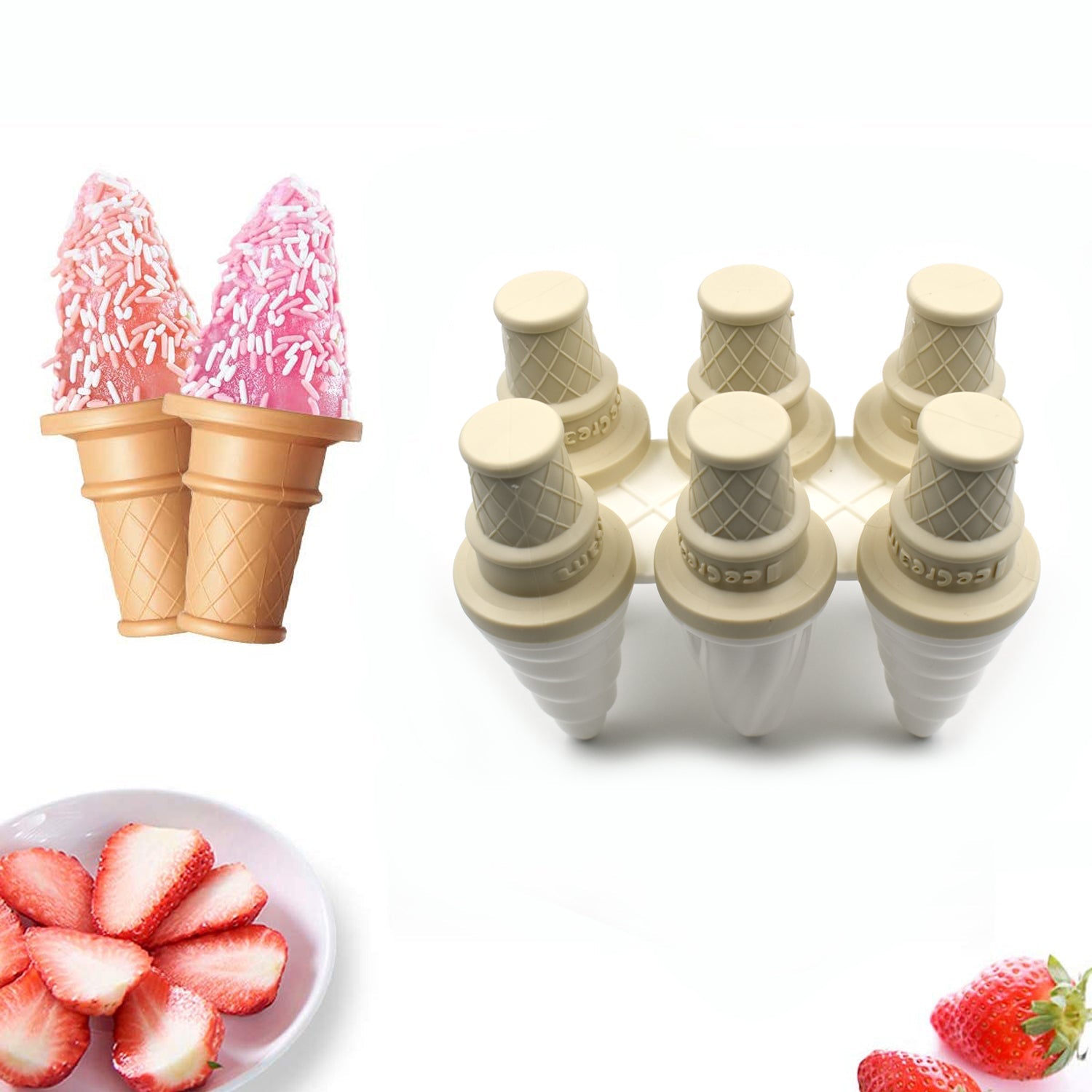 6304 6 Pc Ice Cream Mold Used For Making Ice-creams In All Kinds Of Places Including Restaurants And Ice-cream Parlours Etc. 6304 6 Pc Ice Cream Mold Used For Making Ice-creams In All Kinds Of Places Including Restaurants And Ice-cream Parlours Etc.
